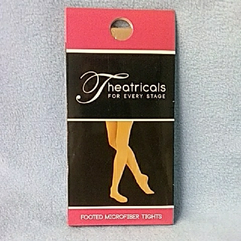Footed Microfiber Tights - Lt Suntan